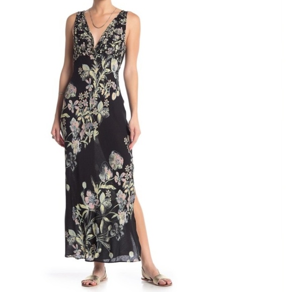 Free People Dresses & Skirts - Free People Intimately Floral Boho Maxi Slip Dress